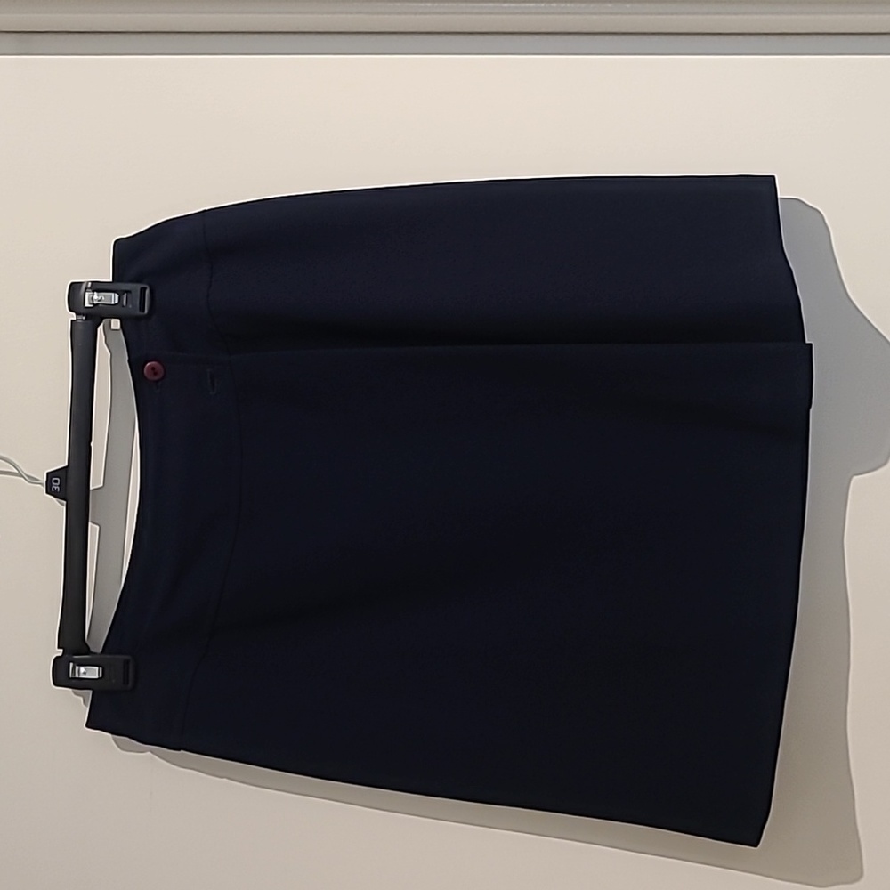 Navy blue wrap skirt